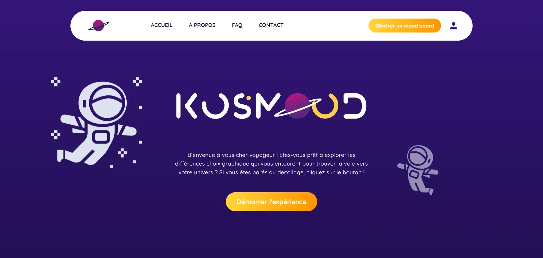 Kosmood — Generateur de palettes et moodboards pour designers